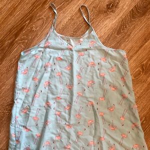Flamingo Sleeveless Summer Dress